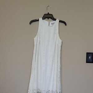 Xtraordinary White Lace Mini Dress